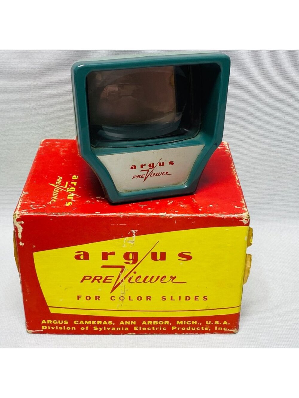 Argus PreViewer For 35mm Color Slides Vintage Model 660 Works